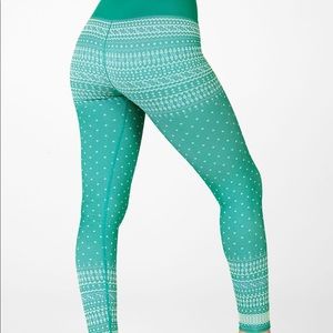 High-Waisted Seamless Fair Isle Legging